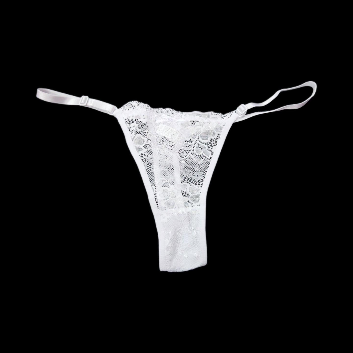 Pressure Lace Adjustable Thong (S–M)