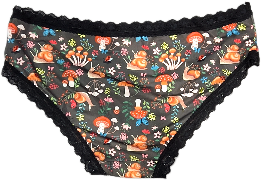 Pressure Period Panties – 
 Black Lace Brief
