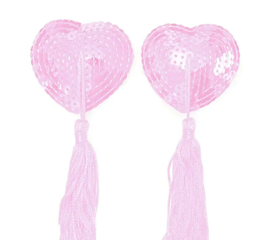 Pressure Heart shaped sequin Pasties