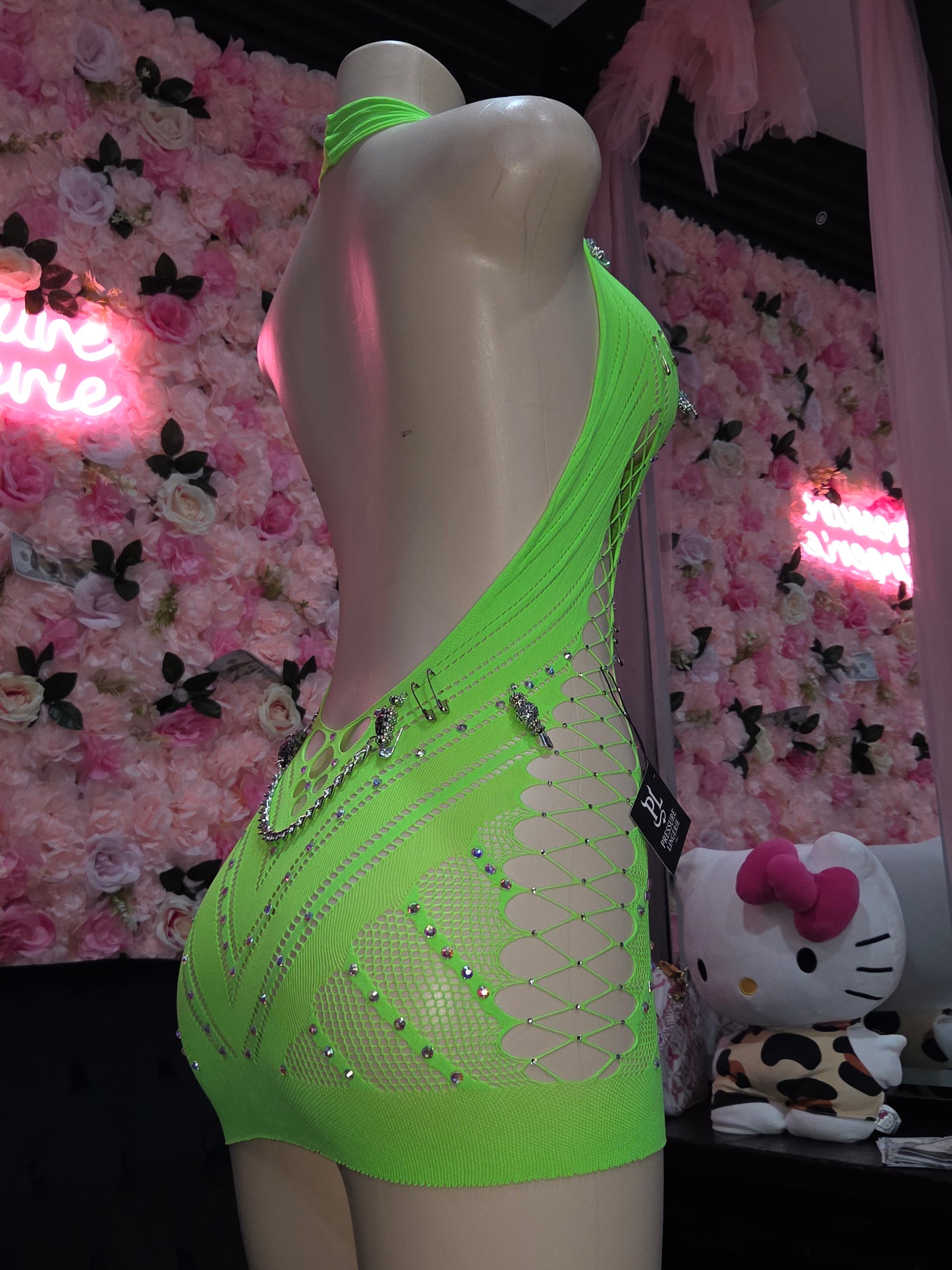 GloGetter Rhinestone Bodycon Dress
