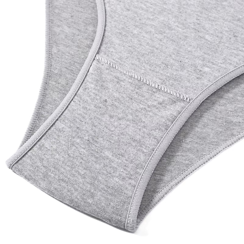 3Pcs/Set Women'S Panties Cotton Underwear Solid Color Briefs Girls Low-Waist Soft Panty Women Underpants Female Lingerie