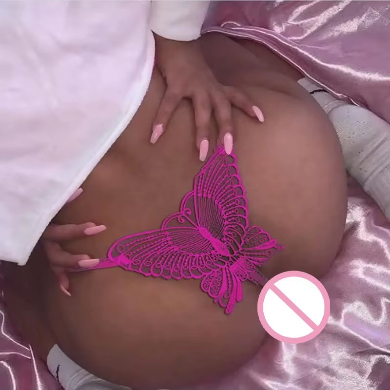 Low-Rise Women Lingerie Women Lace-Patterned Sexy Underwear Female Underpants Solid Color Transparent Panty Intimates