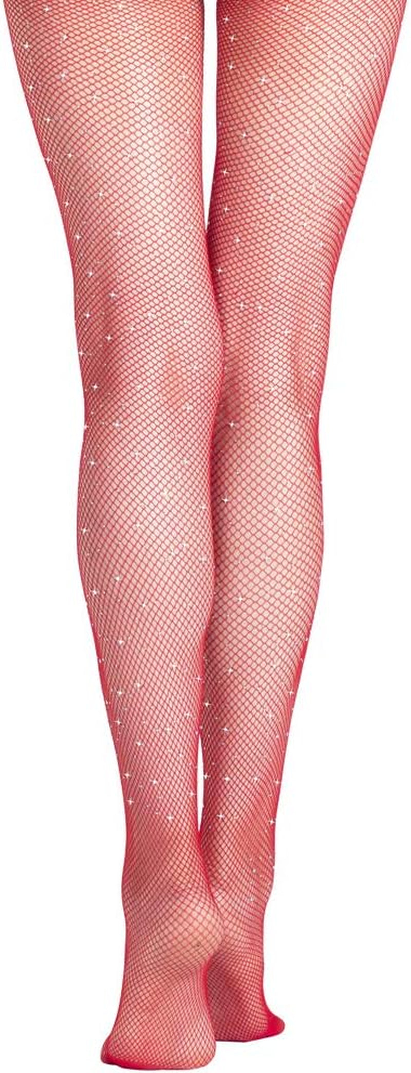 Women'S Fishnet Stockings Glitter Rhinestone Stockings Sparkly Tights