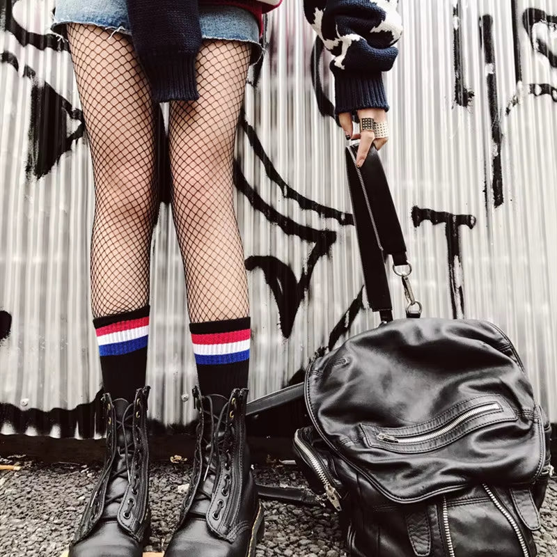 Plus Sexy Fishnet Tights Women Mesh Stockings Hollow Out Women Fish Net Pantyhose Clubwear Hosiery Colorful Female Sexy Lingerie