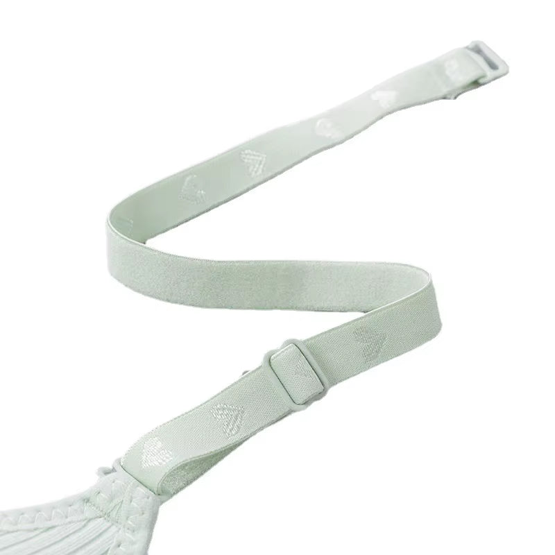 Cotton Underwear Women AB Cup Bra Wireless Gathered Comfort V Brassiere Push up Lingerie Bralette for Women Seamleass