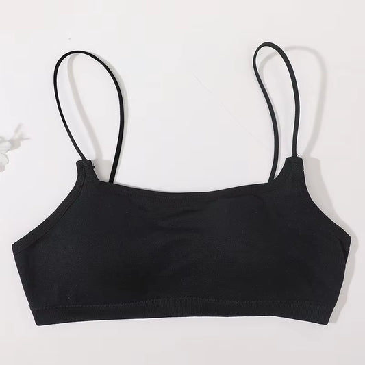 Seamless Bra Tube Tops Women Sexy Underwear Low Back Square Neck Lingerie Backless Bandeau Sexy Removable Pads Tube Bras