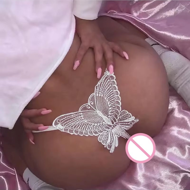 Low-Rise Women Lingerie Women Lace-Patterned Sexy Underwear Female Underpants Solid Color Transparent Panty Intimates