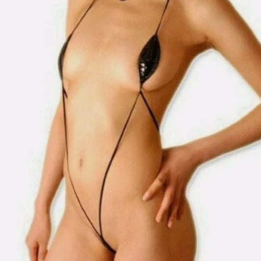 Black Micro 2P Slingshot One-size