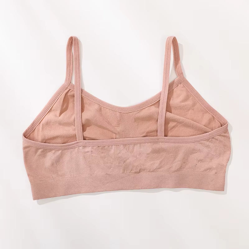 Women Seamless Bra and High Waist Panties Set Underwear Female Sexy Lingerie No Pads Brassieres Soft Briefs Intimate