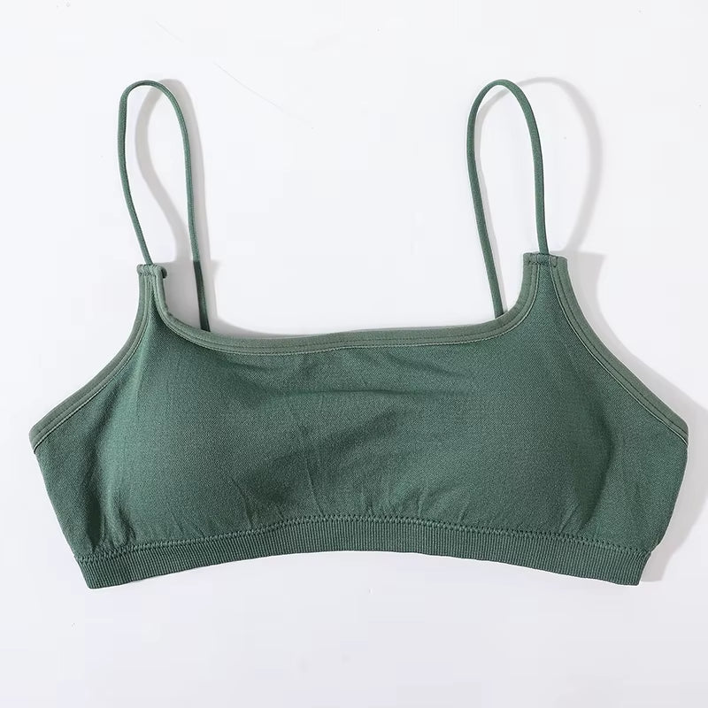 Seamless Bra Tube Tops Women Sexy Underwear Low Back Square Neck Lingerie Backless Bandeau Sexy Removable Pads Tube Bras