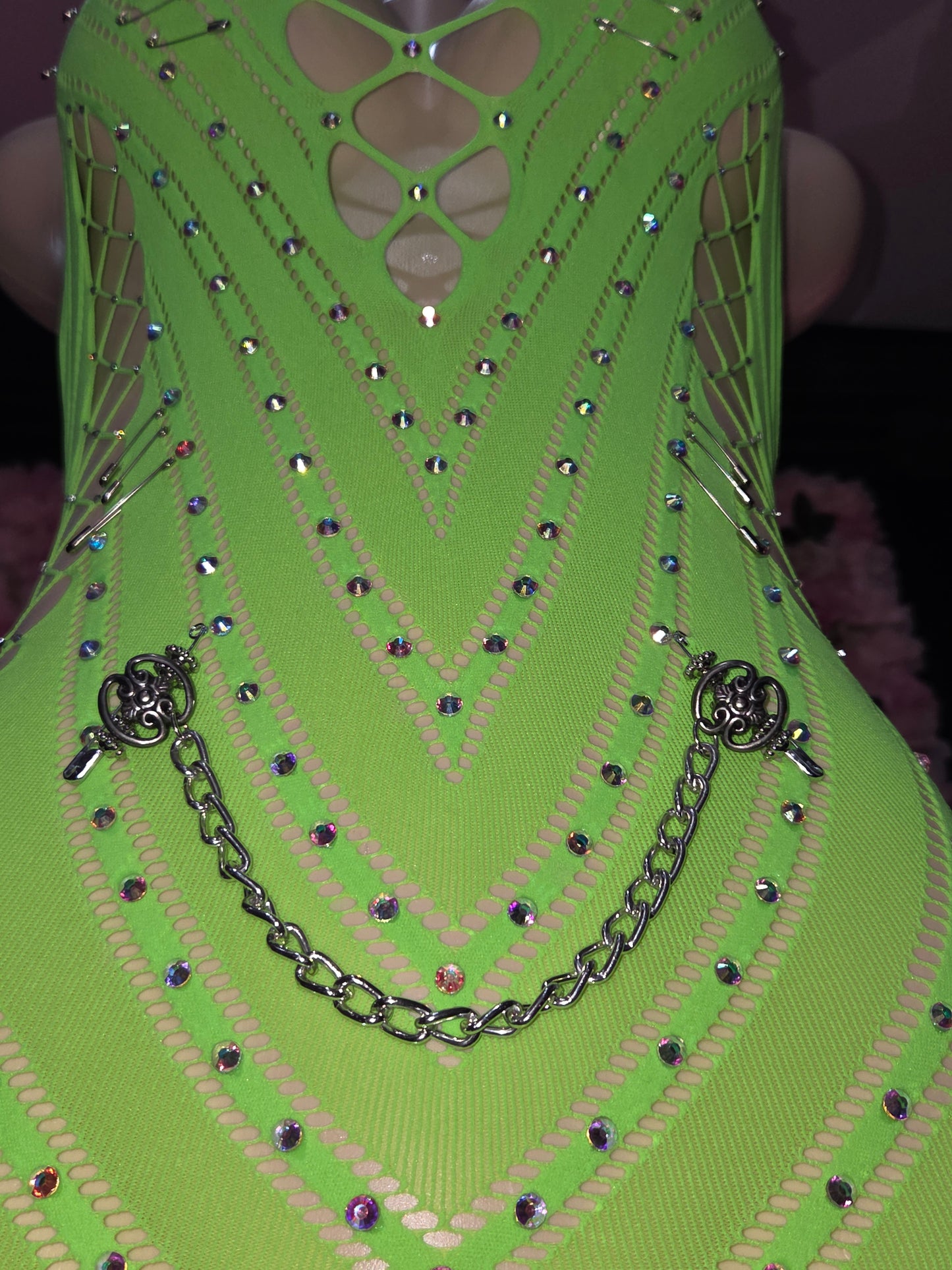 GloGetter Rhinestone Bodycon Dress