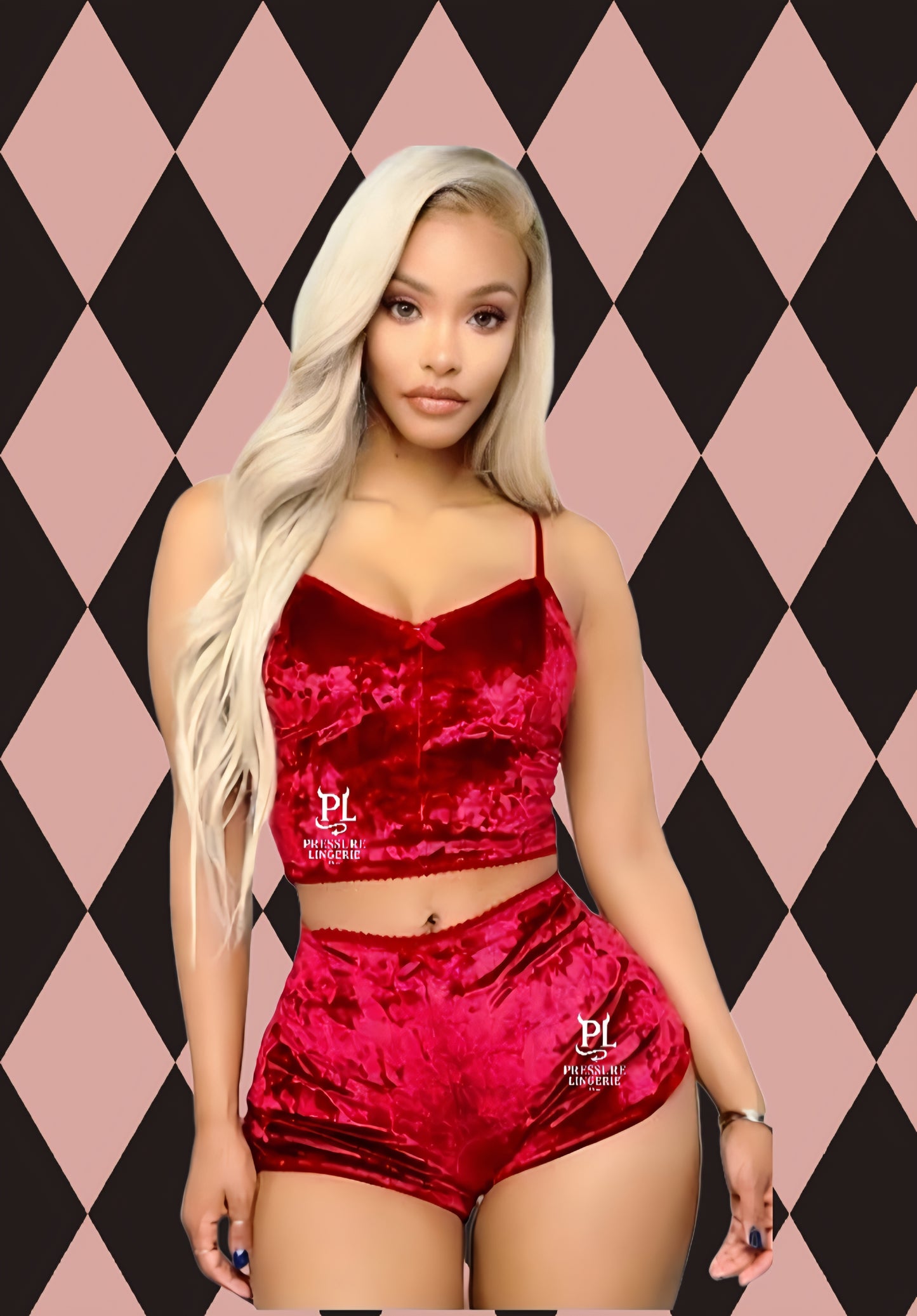 Velvet Two-Piece Pajama Set