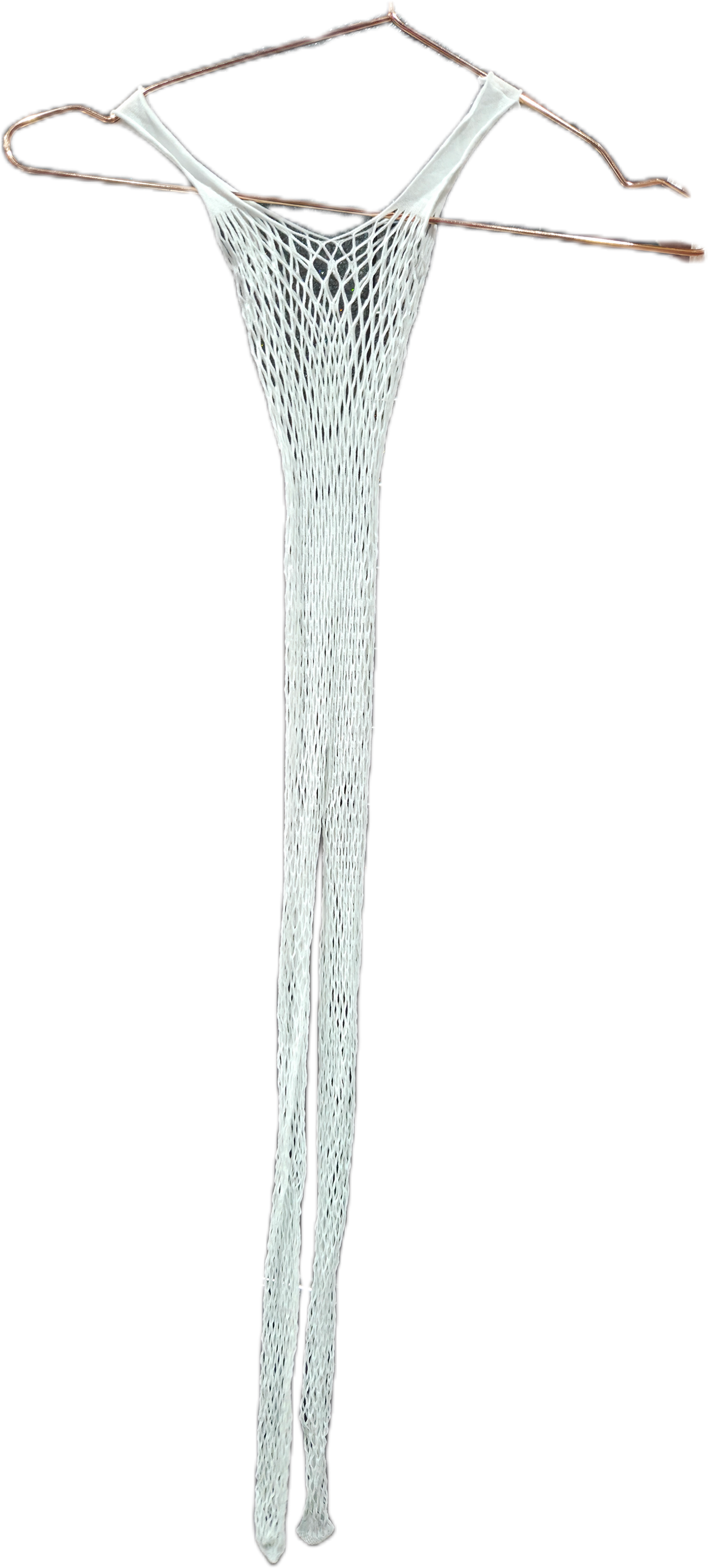 White Fishnet crotchless Body Fishnet-PlusSize