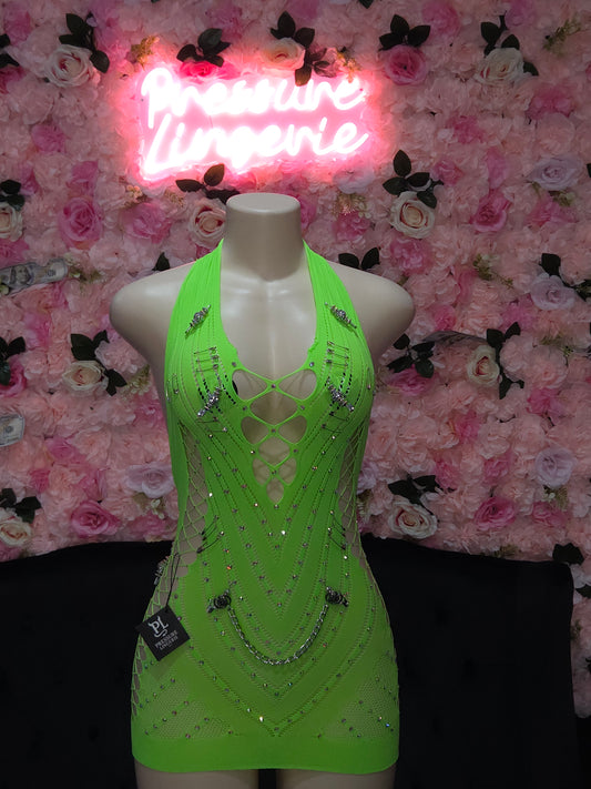 GloGetter Rhinestone Bodycon Dress