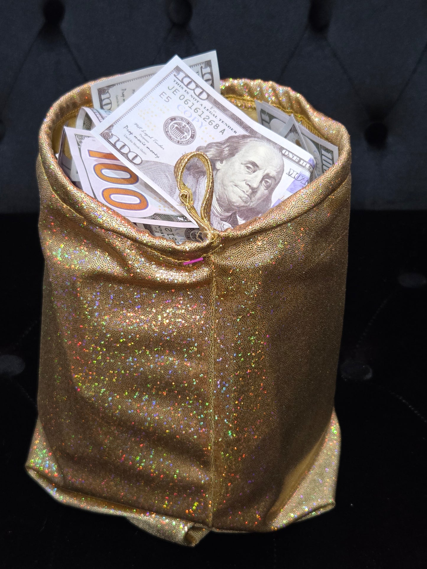 Pressure  Iridescent Money Bag