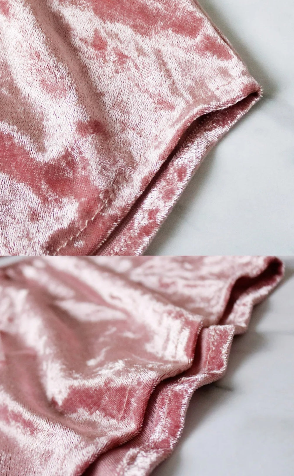 Velvet Two-Piece Pajama Set