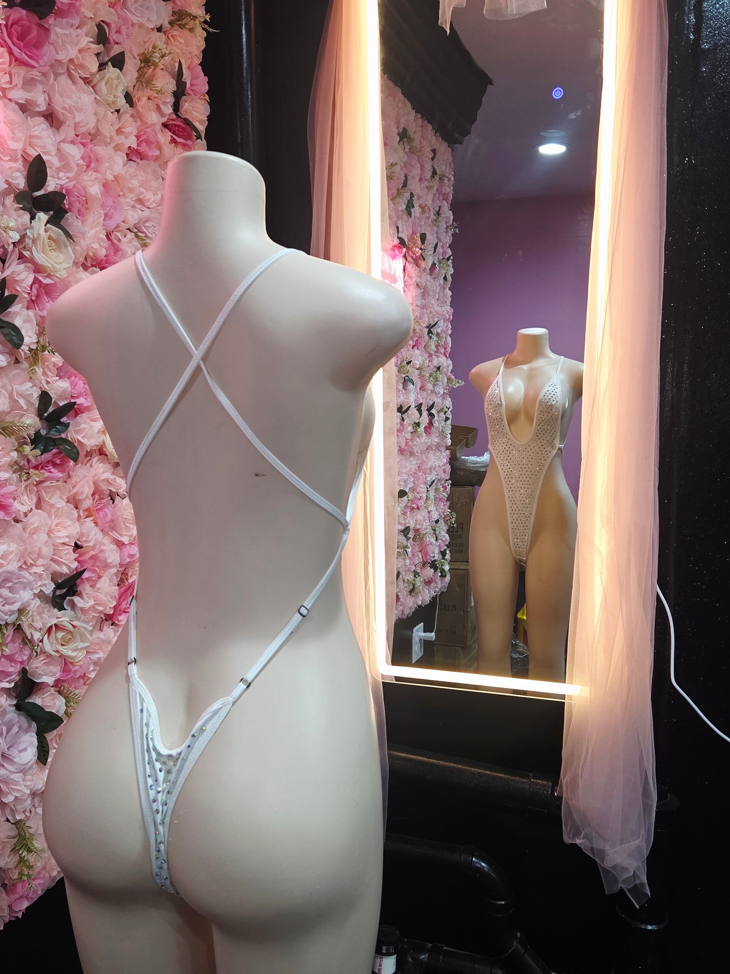 Sexy Crystal BodySuit