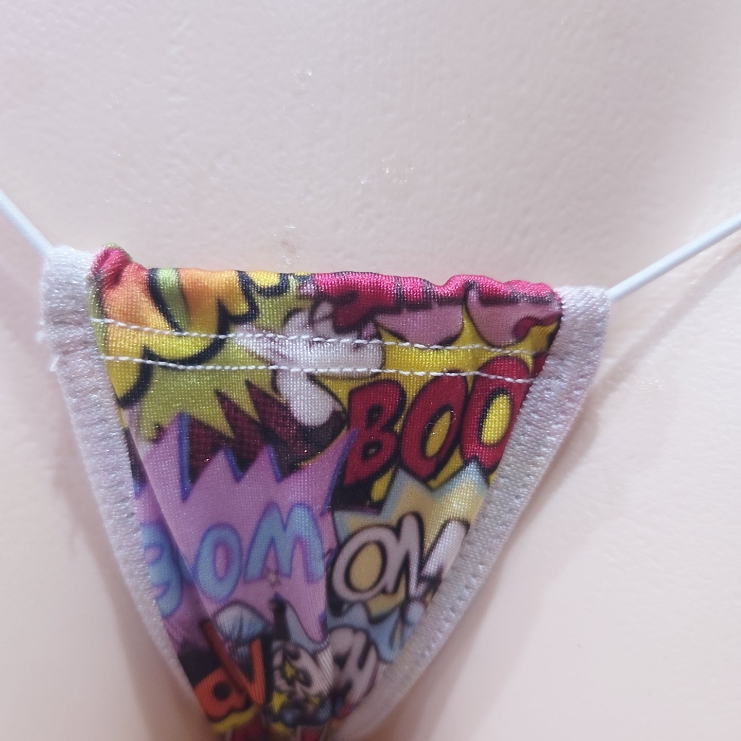 Pop Art Print Exotic Bikini Set  2-PC