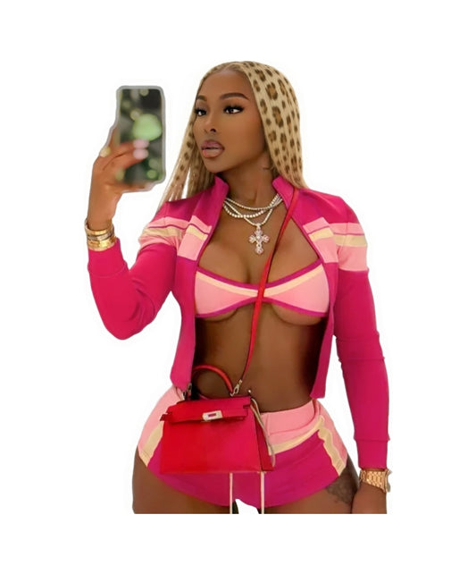 Hot Rush 3-Piece Sporty Baddie Set