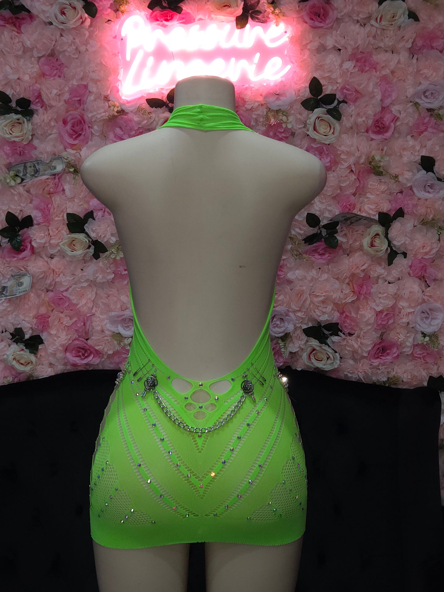 GloGetter Rhinestone Bodycon Dress